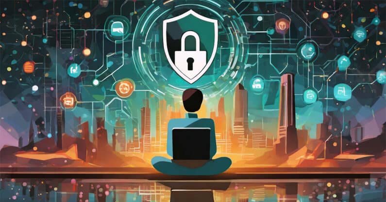 Digital security padlock for online user
